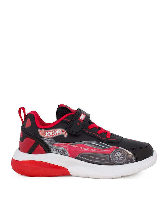 Kids Sneakers with Scratch & Lights Red