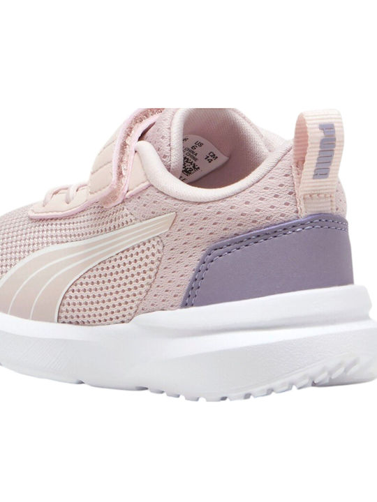 Ac+ Inf Kids Sports Shoes Running with Hoop & Loop Closure Pink