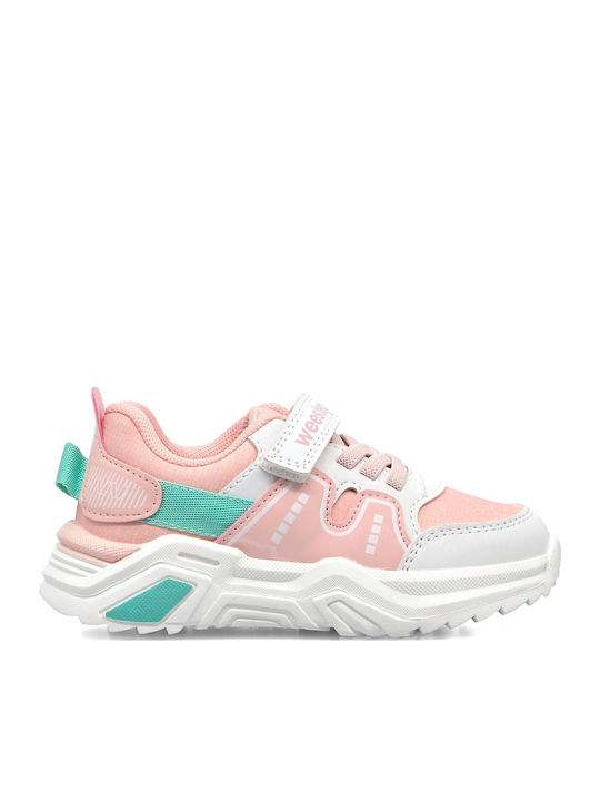 Παιδικά Sneakers με Σκρατς Ροζ