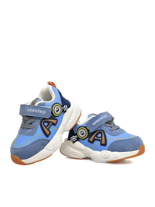 Παιδικά Sneakers με Σκρατς Μπλε