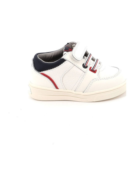 City Kids Sneakers with Scratch White