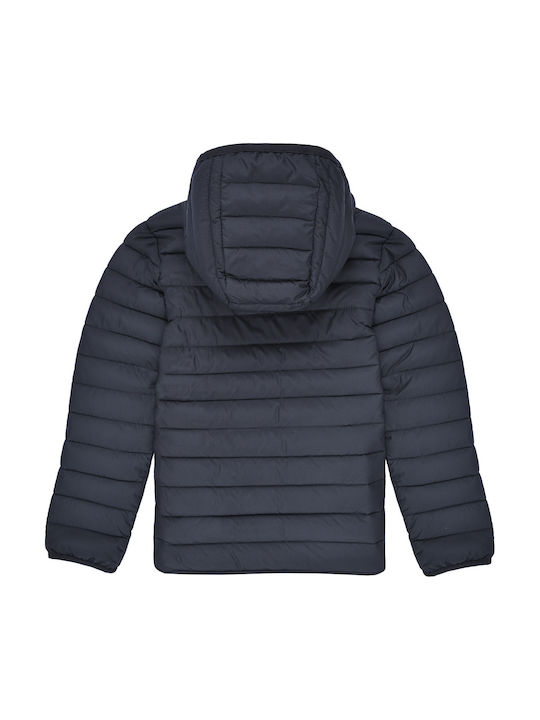 Kinder Freizeitjacke Lang mit Futter & Kapuze Black Lite Ii