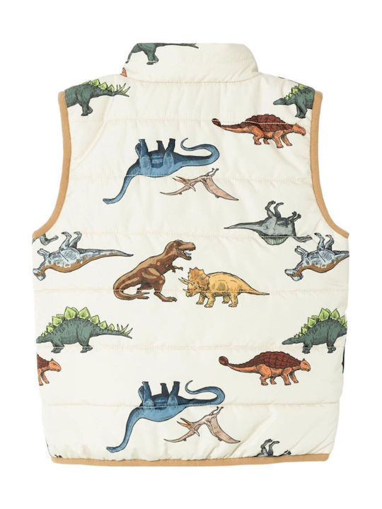 Kids' Casual Jacket Sleeveless Beige