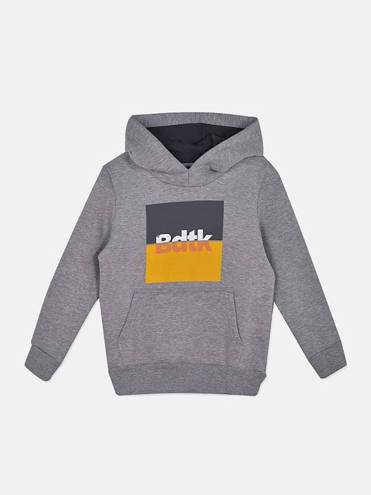 Kids Sweatshirt with Hood and Pockets Gray