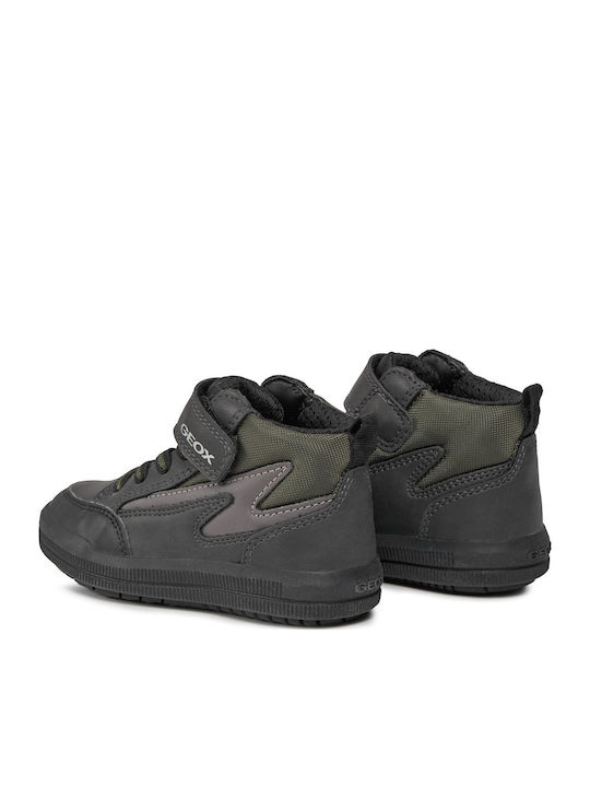 J Arzach Boy Kids Boots with Velcro Black