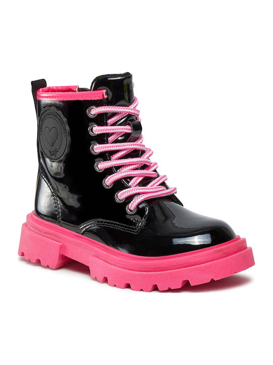 Kinderstiefel mit Reißverschluss Schwarz