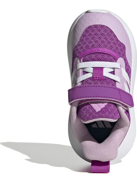 Fortarun Fortarun 3.0 EL Kids Sports Shoes Running with Hoop & Loop Closure Purple / White / Lilac