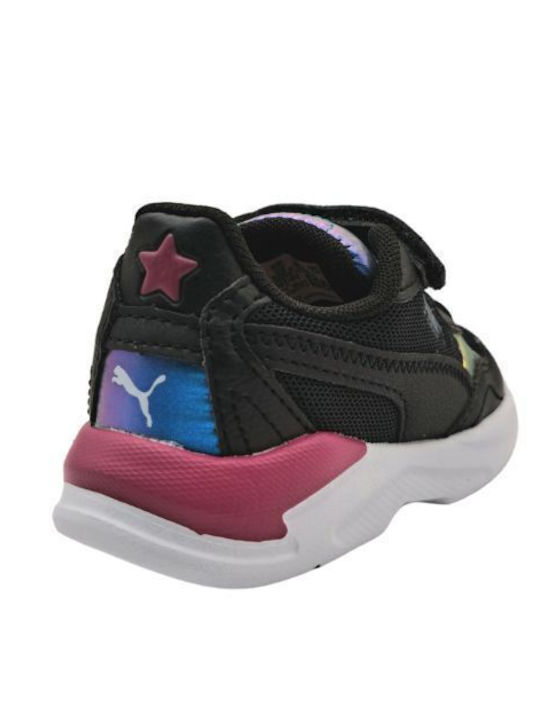 X-Ray Speed Lite Kids Sports Shoes Running with Hoop & Loop Closure Black