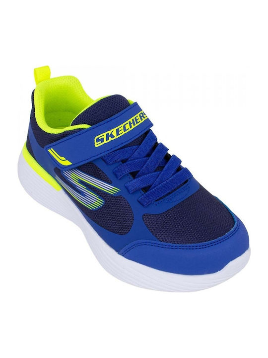 Go Run 400 V2 Watix Kids Sports Shoes Running with Hoop & Loop Closure Blue