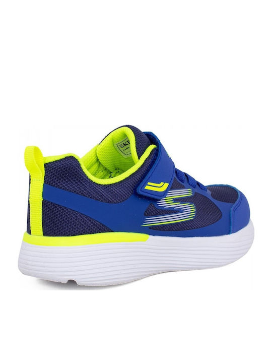 Go Run 400 V2 Watix Kids Sports Shoes Running with Hoop & Loop Closure Blue