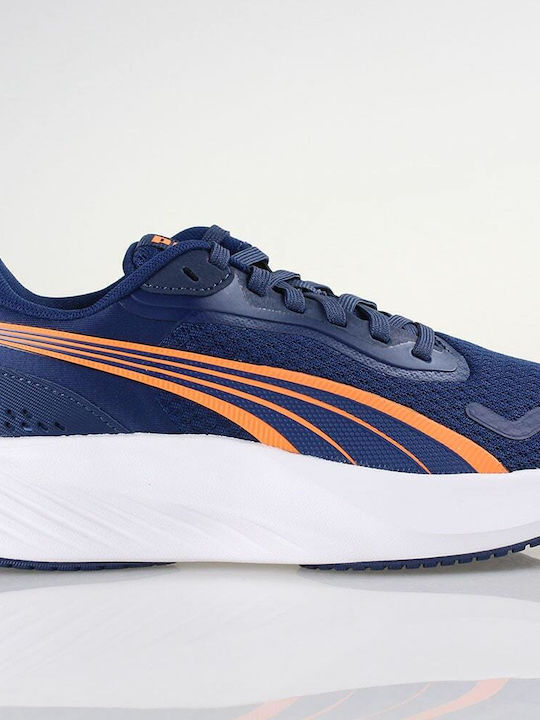 Lite Jr Kids Sports Shoes Running with Laces Navy Blue