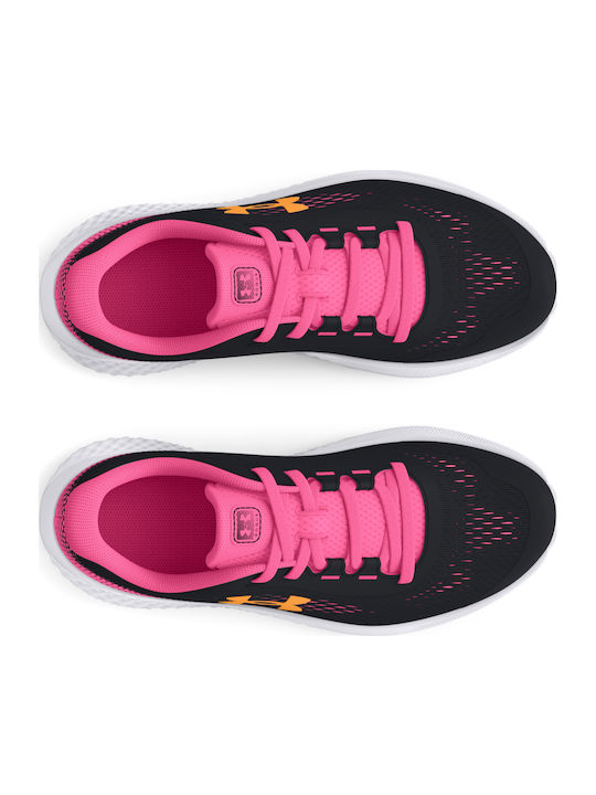 Ua Rogue 4 Al Детски спортни обувки Running с Връзки Черни