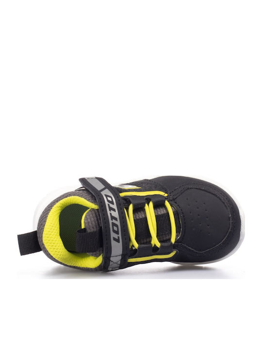 Spacelite Wasserdicht Kinder Sportschuhe Laufen mit Bügel- und Schleifenverschluss Schwarz