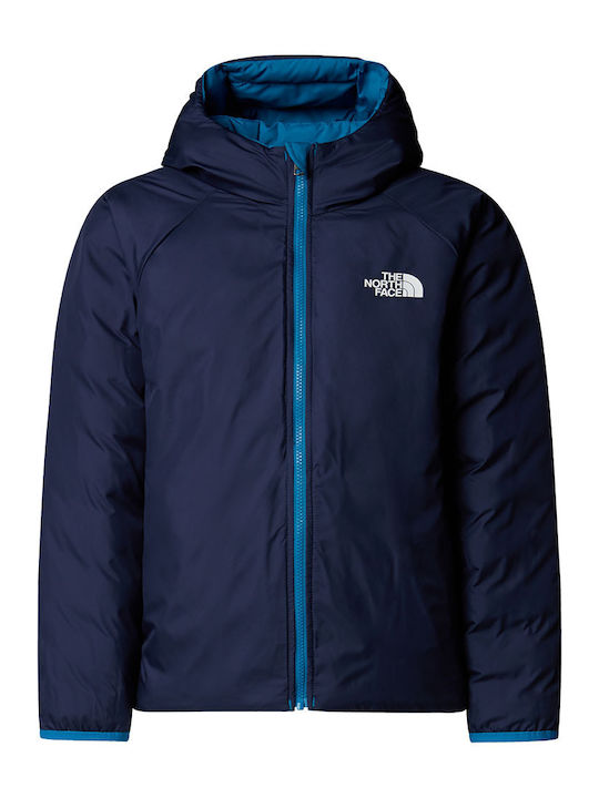 Reversible Perrito Kinderjacken & Winterjacken Doppelseitig mit Kapuzen-Blau