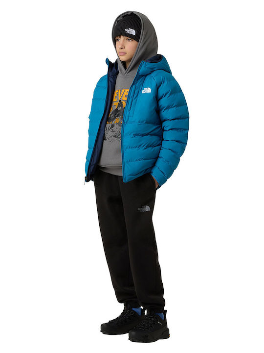 Reversible Perrito Kinderjacken & Winterjacken Doppelseitig mit Kapuzen-Blau