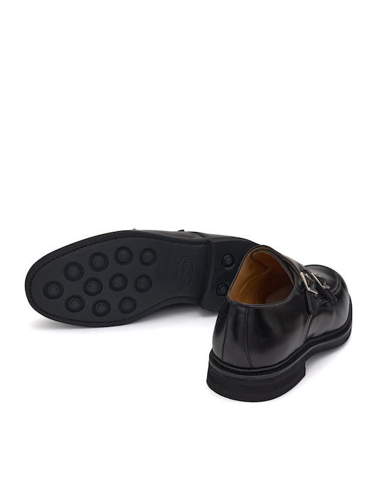 Handgefertigt Leder Herrenschuhe Schwarz