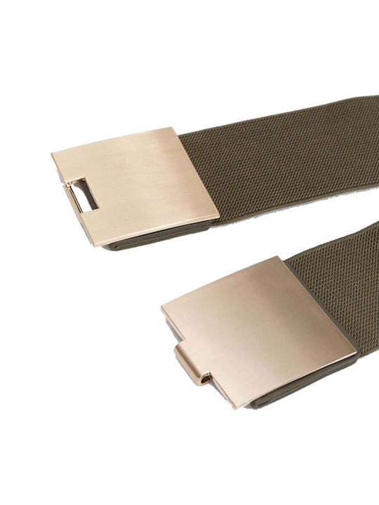 Tiffosi Elastic Women's Belt Green