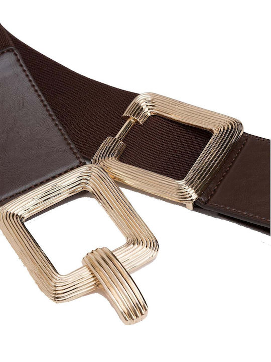 Tiffosi Elastic Women's Belt Brown