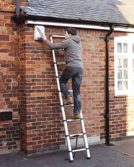Veritas Telescopic Ladder Aluminum of Steps with Maximum Height 3.2m
