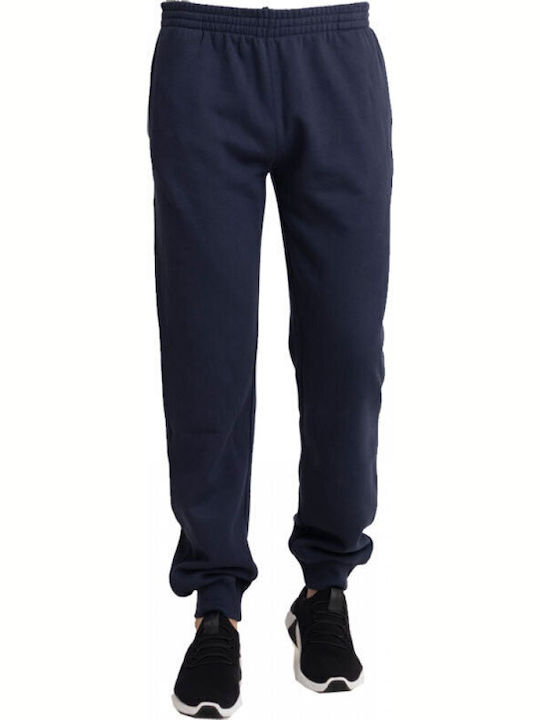 Cuffed Leg Pant Παντελόνι Φόρμας Μπλε