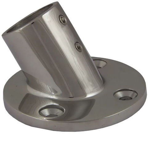 Marine Antenna Mount Round Antenna Mount 60 Degrees Inox A4
