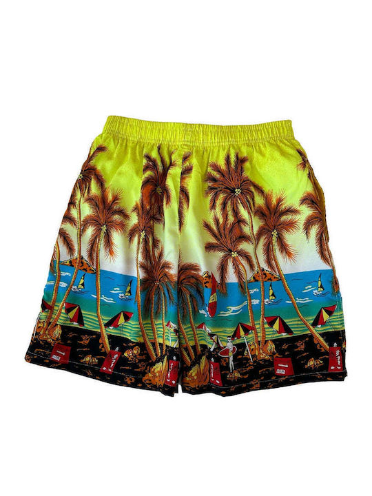 Men's Swimwear Shorts Yellow