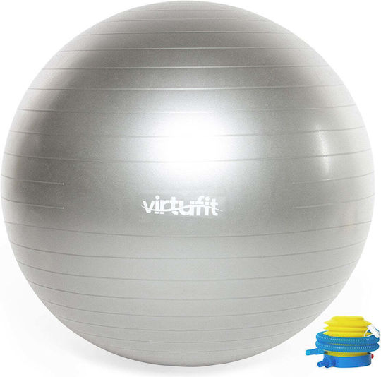 Virtufit Μπάλα Pilates 65cm , 1.1kg σε Γκρι Χρώμα