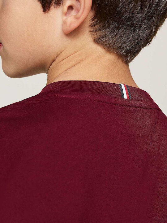 Kinder-Sweatshirt Burgundisch Essential