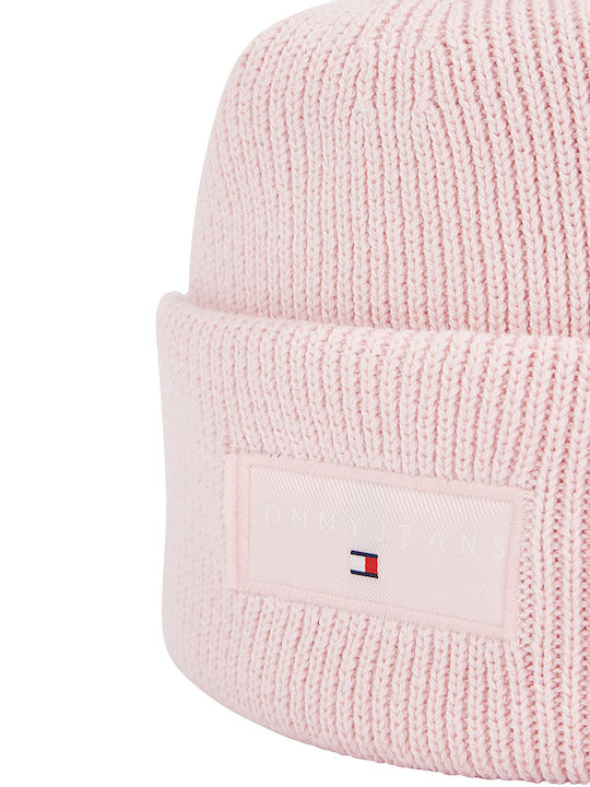 Beanie Γυναικείος Σκούφος Πλεκτός σε Ροζ χρώμα
