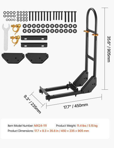 Vevor Rear Seat Handle Bar Golf Cart Metal Platforms Cwzgpjsj2753vlcqw001v0