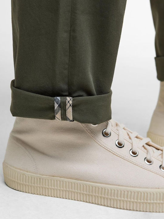 Women's Fabric Trousers Olive