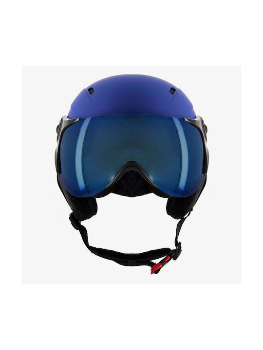 Sinner Typhoon Visor Ανδρικό Κράνος για Σκι & Snowboard σε Μπλε Χρώμα Sinner Typhoon Visor Ανδρικό Κράνος για Σκι & Snowboard σε Μπλε Χρώμα
