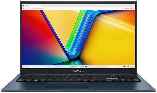 Asus Vivobook 15 X1504VA-BQ2626 15.6" (i3-1315U/16GB/512GB SSD/Без операционна система) Тихо синьо (Кирилица Клавиатура)