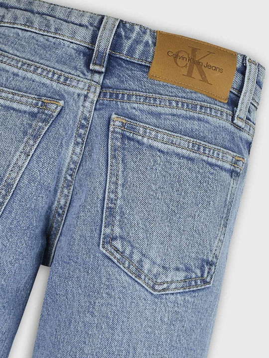 Kids' Denim Palazzo Pants Blue