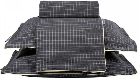 Greenwich Polo Club Essential 2297 Σετ Σεντόνια Υπέρδιπλα 250x270εκ. Black (4τμχ)