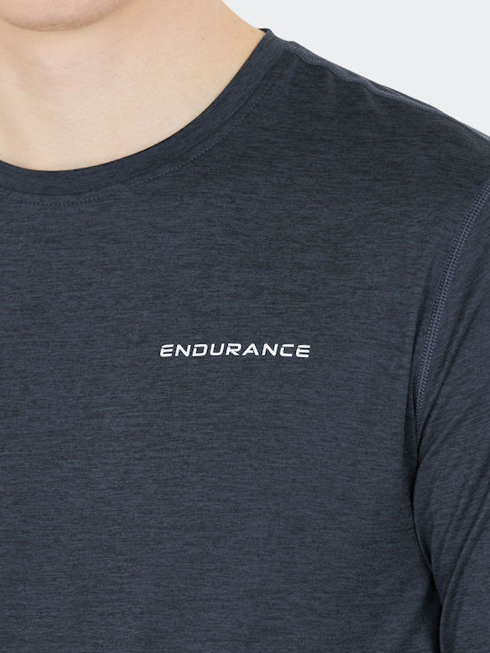 Αθλητικό T-shirt Black Melange