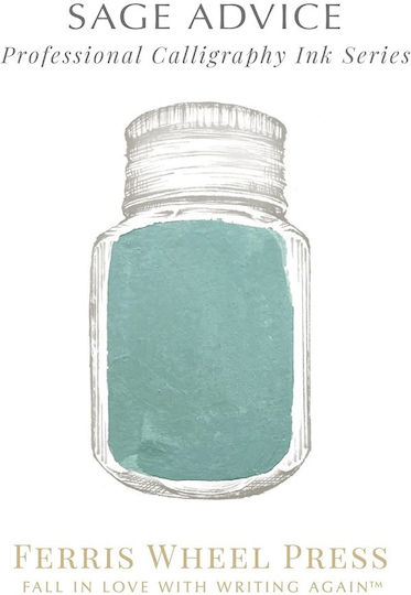 Ferris Wheel Press Replacement Ink for Fountain Pen Green 28ml