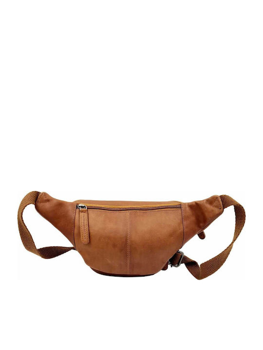 Leather Waist Bag Tabac Brown