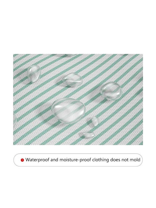 Plastic Storage Box with Lid Green 50x40x50cm 1pcs