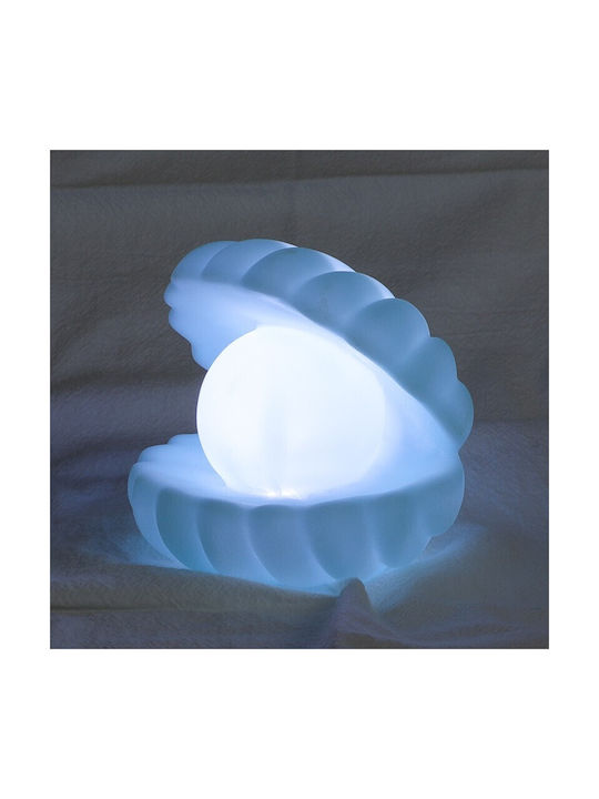 Lămpi Decorative Pentru Masă Night Light Pearl Shell Model Lumină Caldă 10 x 8.5 cm LED Baterii Incluse 3 x LR44 LED Albastru 10 cm