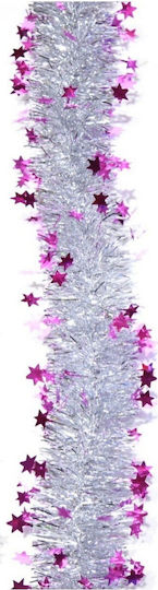Crăciun Ghirlande Iluminată Plastică Violet 200cm 1buc