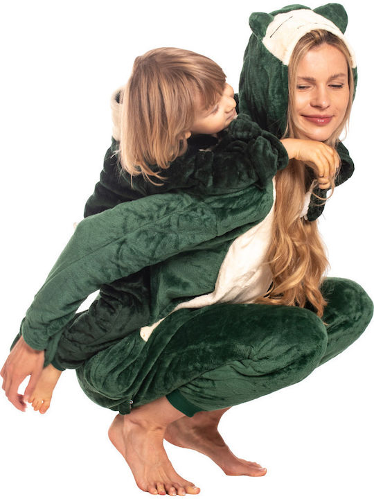 Nikcorp Damen Schlafanzug Winter Grün