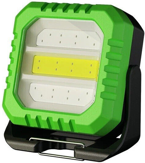 Lumină de lucru și de sit, cu baterie Lanternă Brevet LED IPX5 cu Luminozitate Maximă 500lm Verde