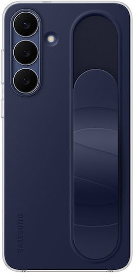 Samsung Standing Grip; Back Cover Silicone Blue (Galaxy S25 FE)