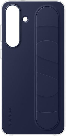 Samsung Standing Grip; Back Cover Silicone Blue (Galaxy S25 FE)