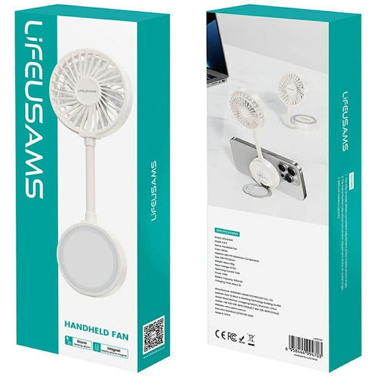 Usams Life Lu02 Ventilator de Mână Negru