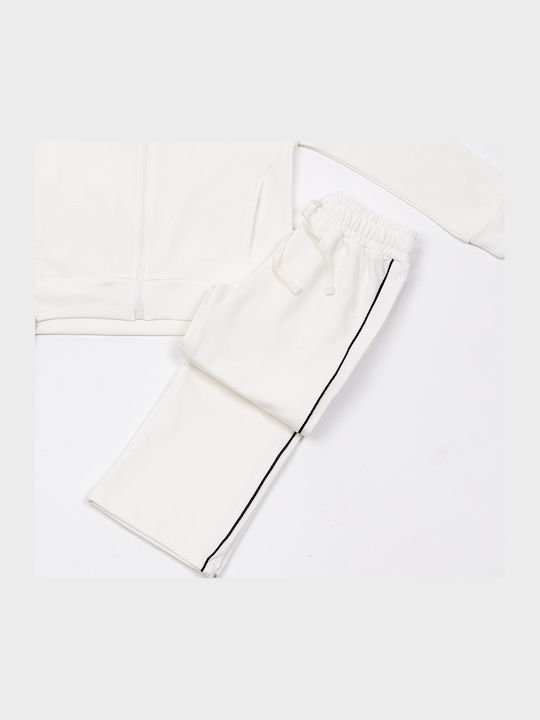 Kinder Sweatpants Set - Jogginganzug Weiß 3Stück