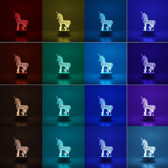 Lustră Decorativă Iluzie 3D Multicolor
