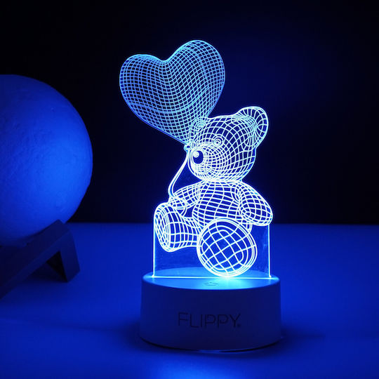 Διακοσμητικό Φωτιστικό LED 3D Illusion 3εκ.
