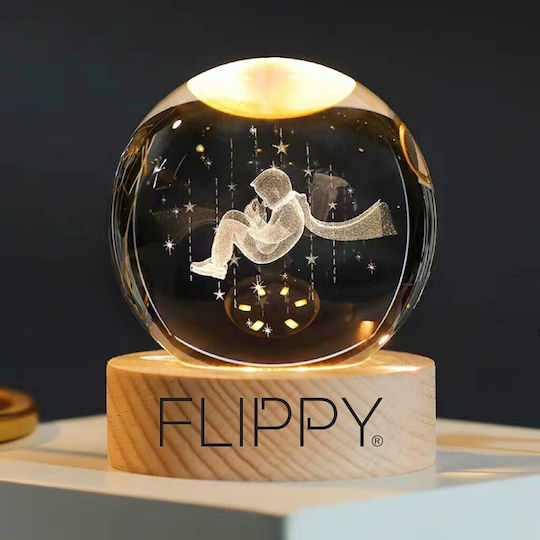 Lustră Decorativă Glob de cristal Alb